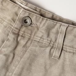 The Morse Short In Aluminum Slub Linen -Fashion Clothes instock mens q121 morse short aluminum 006