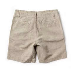 The Morse Short In Aluminum Slub Linen -Fashion Clothes instock mens q121 morse short aluminum 007