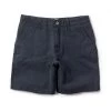 The Morse Short In Navy Slub Linen