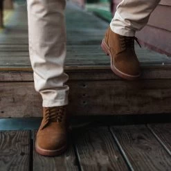 The Trench Boot In Butterscotch Weatherproof Suede -Fashion Clothes instock mens q121 trench weatherproof 003