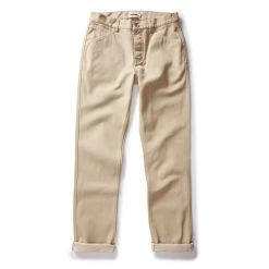 The Camp Pant In Light Khaki Chipped Canvas -Fashion Clothes instock mens q124 CampPant LightKhakiChippedCanvas02