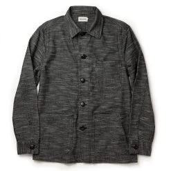 The Ojai Jacket In Black Cross Dye