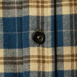 The Jack In Brushed Navy Plaid -Fashion Clothes instock mens q320 jack navy plaid 008