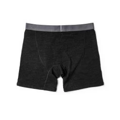 The Merino Boxer In Heather Black -Fashion Clothes instock mens q320 merino boxer black 005 ca99b6c5 2a92 428a bb3b 998244e8cdb1