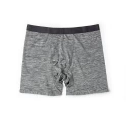 The Merino Boxer In Heather Grey