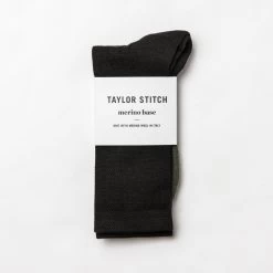 The Merino Sock In Black -Fashion Clothes instock mens q320 merino sock black 003