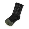 The Merino Sock In Black Dot -Fashion Clothes instock mens q320 merino sock black dot 001