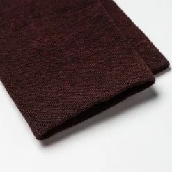 The Merino Sock In Maroon -Fashion Clothes instock mens q320 merino sock maroon 004