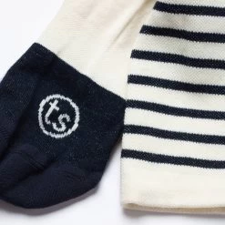The Merino Sock In Natural Stripe -Fashion Clothes instock mens q320 merino sock natural stripe 004