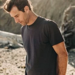The Cotton Hemp Tee In Charcoal 12 The Cotton Hemp Tee In Charcoal -Fashion Clothes instock mens q320 std iss tee charcoal 003