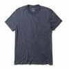 The Cotton Hemp Tee In Navy -Fashion Clothes instock mens q320 std iss tee navy 001