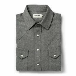 The Western Shirt In Olive Melange