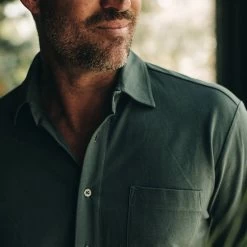 The California In Sea Green Pique -Fashion Clothes instock mens q321 california sea green pique 003