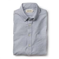 The Jack In Navy University Stripe Everyday Oxford