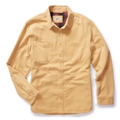 The Lined Utility Shirt In Wheat Denim