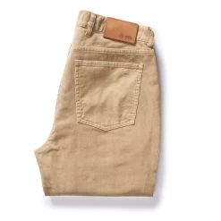 The Slim All Day Pant In Light Khaki Cord -Fashion Clothes instock mens q323 slim all day pant khakicord 008