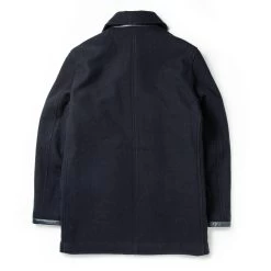 None The Mendocino Peacoat In Navy Wool -Fashion Clothes instock mens q420 013