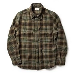 None The Explorer Shirt In Tan Plaid -Fashion Clothes instock mens q420 explorer tan plaid 010