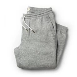 The Heavy Bag Pant In Heather Grey Fleece