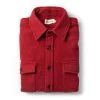 The Maritime Shirt Jacket In Clifford Red -Fashion Clothes instock mens q420 maritime clifford red 001