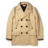 None The Mendocino Peacoat In Camel Wool