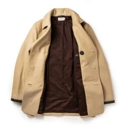 None The Mendocino Peacoat In Camel Wool -Fashion Clothes instock mens q420 mendocino camel 012