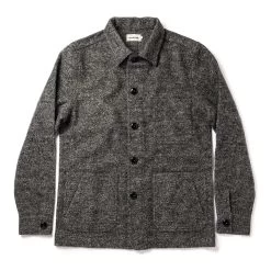 The Ojai Jacket In Charcoal Wool