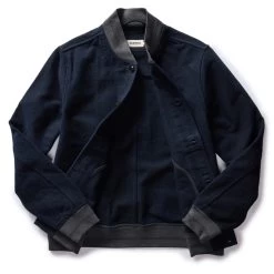 The Bomber Jacket In Dark Navy Moleskin 14 The Bomber Jacket In Dark Navy Moleskin -Fashion Clothes instock mens q423 bomber navy moleskin 005