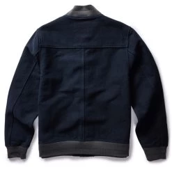 The Bomber Jacket In Dark Navy Moleskin 15 The Bomber Jacket In Dark Navy Moleskin -Fashion Clothes instock mens q423 bomber navy moleskin 008