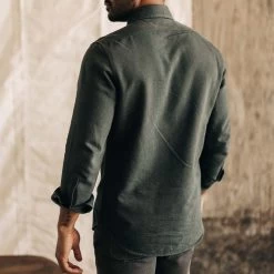 The California In Army Twill -Fashion Clothes instock mens q423 california brushed army 003