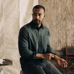 The California In Army Twill -Fashion Clothes instock mens q423 california brushed army 005