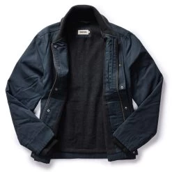 The Deck Jacket In Dark Navy Dry Wax -Fashion Clothes instock mens q423 deck jacket darknavy 007