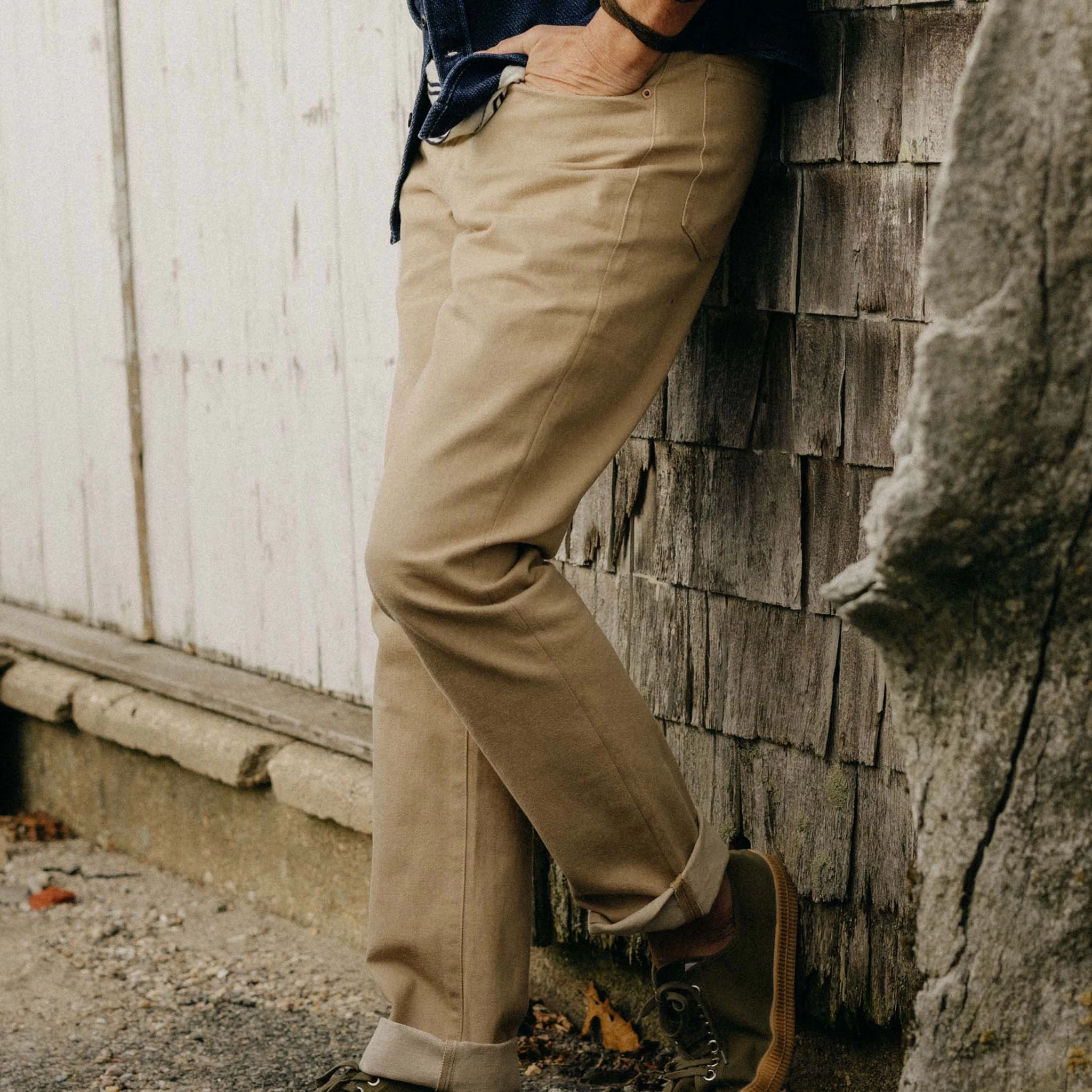 The Democratic All Day Pant In Light Khaki Broken Twill 5 The Democratic All Day Pant In Light Khaki Broken Twill - Image 3
