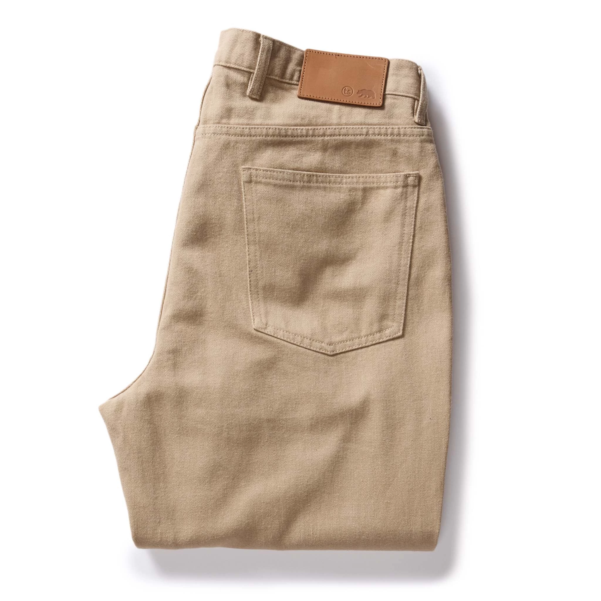 The Democratic All Day Pant In Light Khaki Broken Twill 8 The Democratic All Day Pant In Light Khaki Broken Twill - Image 6