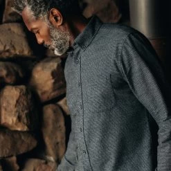 The Jack In Dark Navy Houndstooth -Fashion Clothes instock mens q423 jack dark navy houndstooth 003