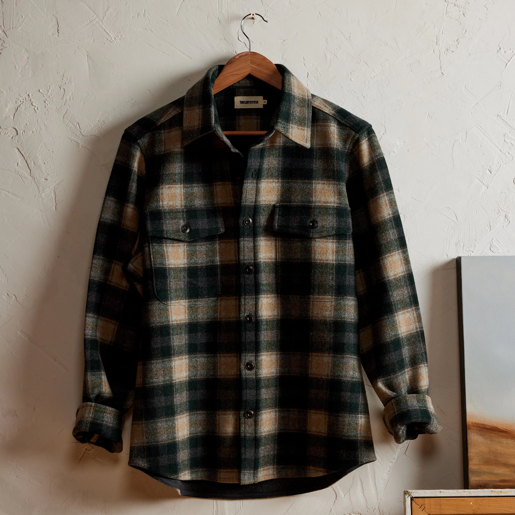The Maritime Shirt Jacket In Dried Pine Plaid 7 The Maritime Shirt Jacket In Dried Pine Plaid - Image 5