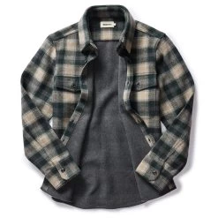 The Maritime Shirt Jacket In Dried Pine Plaid 16 The Maritime Shirt Jacket In Dried Pine Plaid -Fashion Clothes instock mens q423 maritime dried pine plaid 006