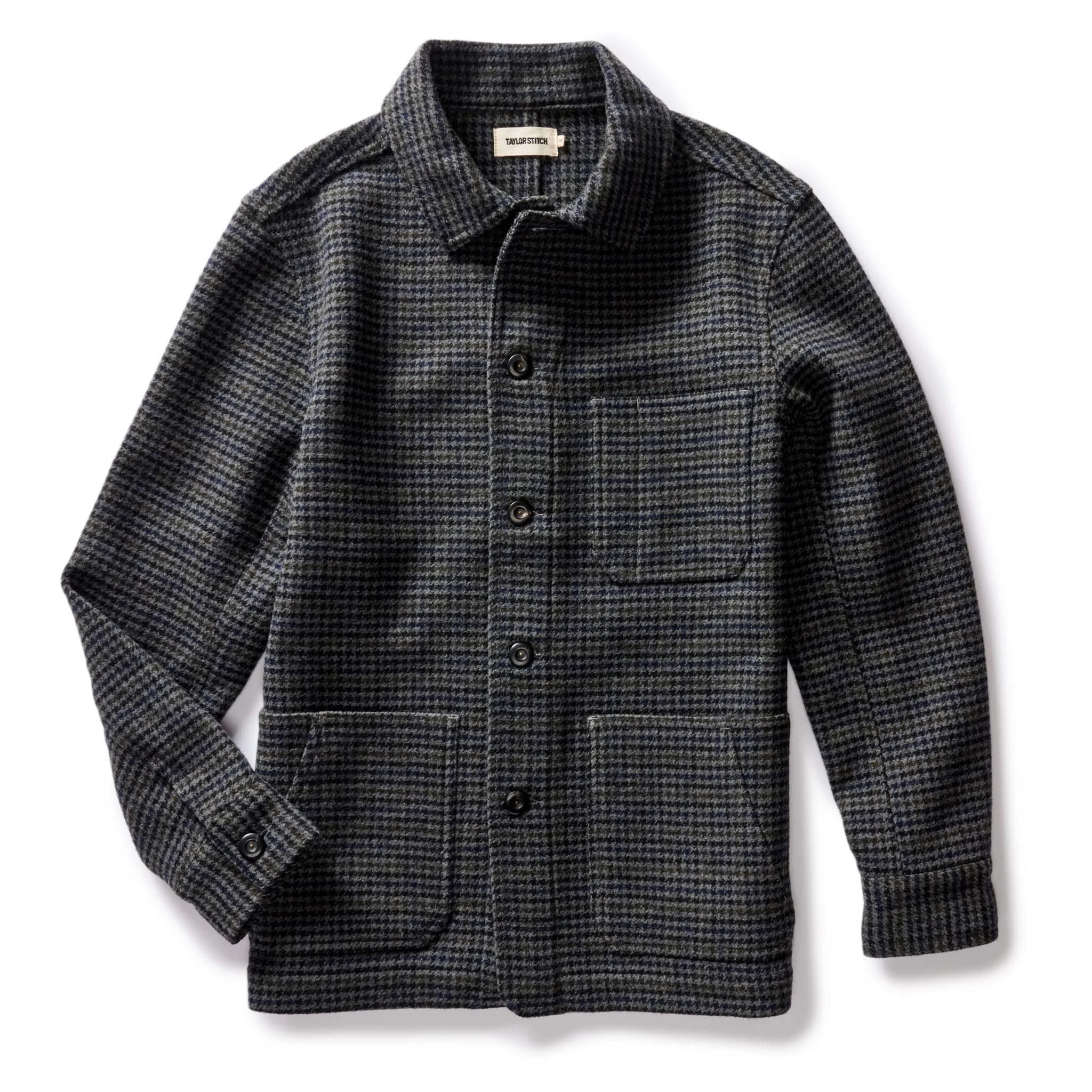 The Ojai Jacket In Ash Guncheck Wool 3 The Ojai Jacket In Ash Guncheck Wool