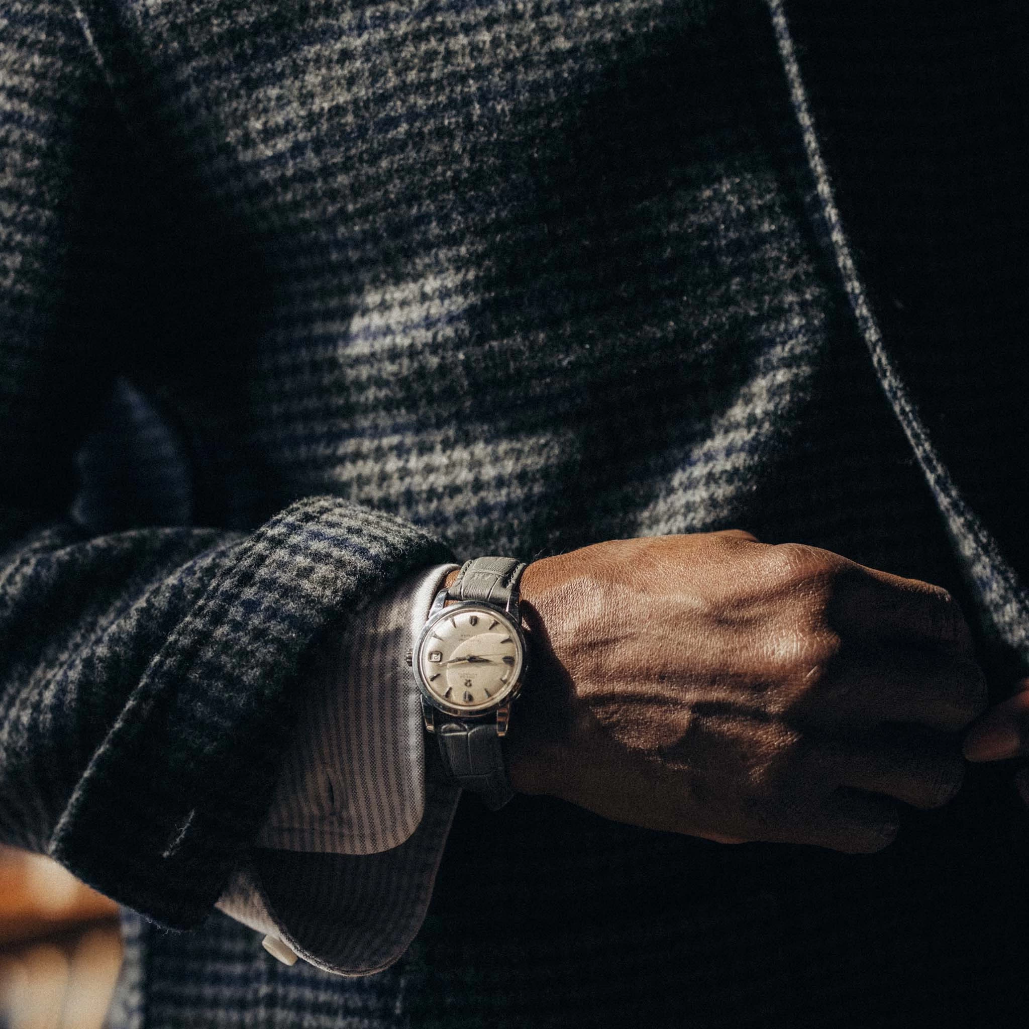 The Ojai Jacket In Ash Guncheck Wool 6 The Ojai Jacket In Ash Guncheck Wool - Image 4