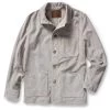 The Ojai Jacket In Oyster Suede -Fashion Clothes instock mens q423 ojai oyster suede 001