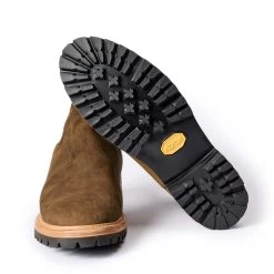 The Ranch Boot In Golden Brown Waxed Suede -Fashion Clothes instock mens q423 ranch boot golden brown waxed 008