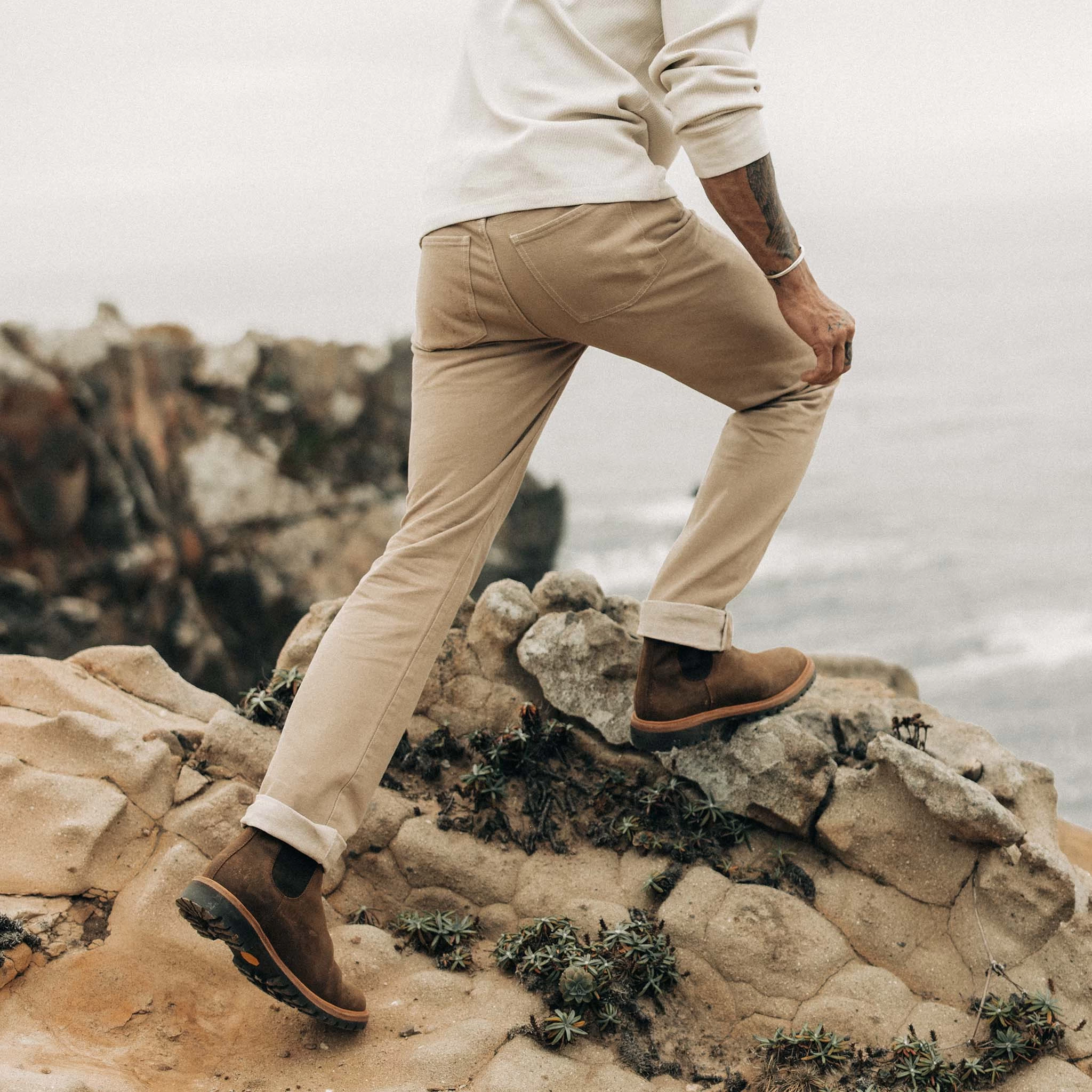 The Slim All Day Pant In Light Khaki Broken Twill 5 The Slim All Day Pant In Light Khaki Broken Twill - Image 3