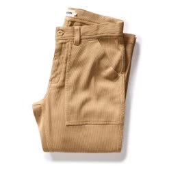 The Trail Pant In Light Khaki Bedford Cord