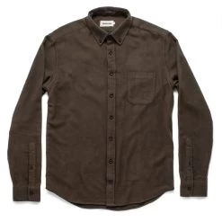 The Jack In Olive Brushed Organic Cotton -Fashion Clothes jack brushed olive flatlays 1