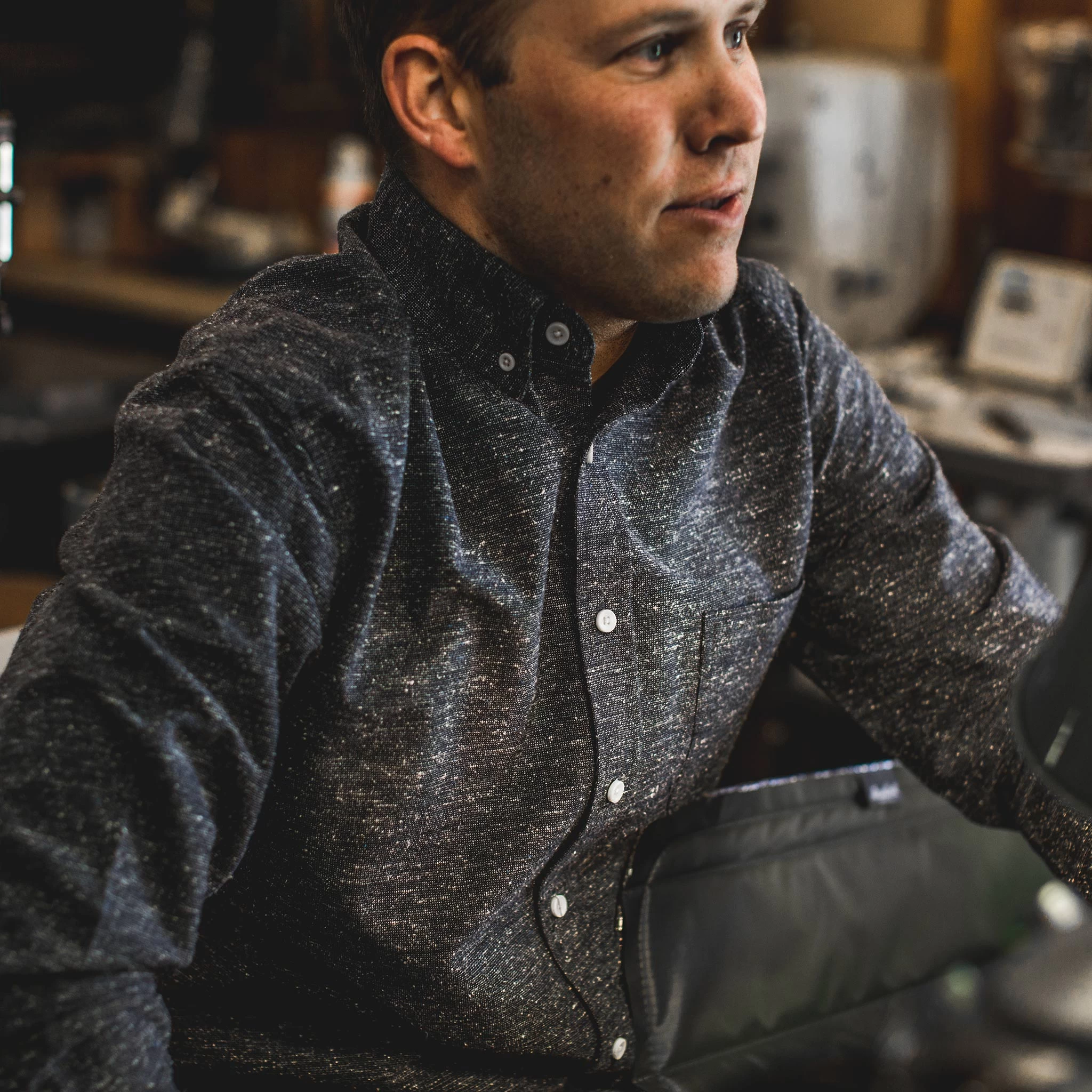 The Jack In Navy Donegal - Image 2