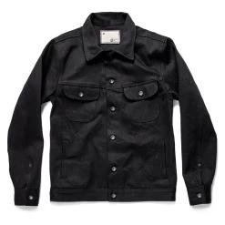 The Long Haul Jacket In Kuroki Mills Black Selvage