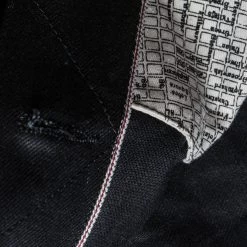 The Long Haul Jacket In Kuroki Mills Black Selvage -Fashion Clothes longhaul black kuoki 002