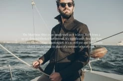 None The Maritime Shirt Jacket In Charcoal Donegal Wool -Fashion Clothes maritime selling charcoal 01