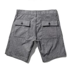 The Camp Short In Slub Chambray -Fashion Clothes mens Q1 workshop short washedchambray 017