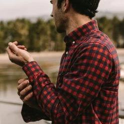 The Jack In Brushed Navy Buffalo Check 13 The Jack In Brushed Navy Buffalo Check -Fashion Clothes mens instock Q119 california bruched buffalo check 002